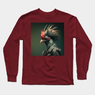 rooster punk guardian side 2 Long Sleeve T-Shirt